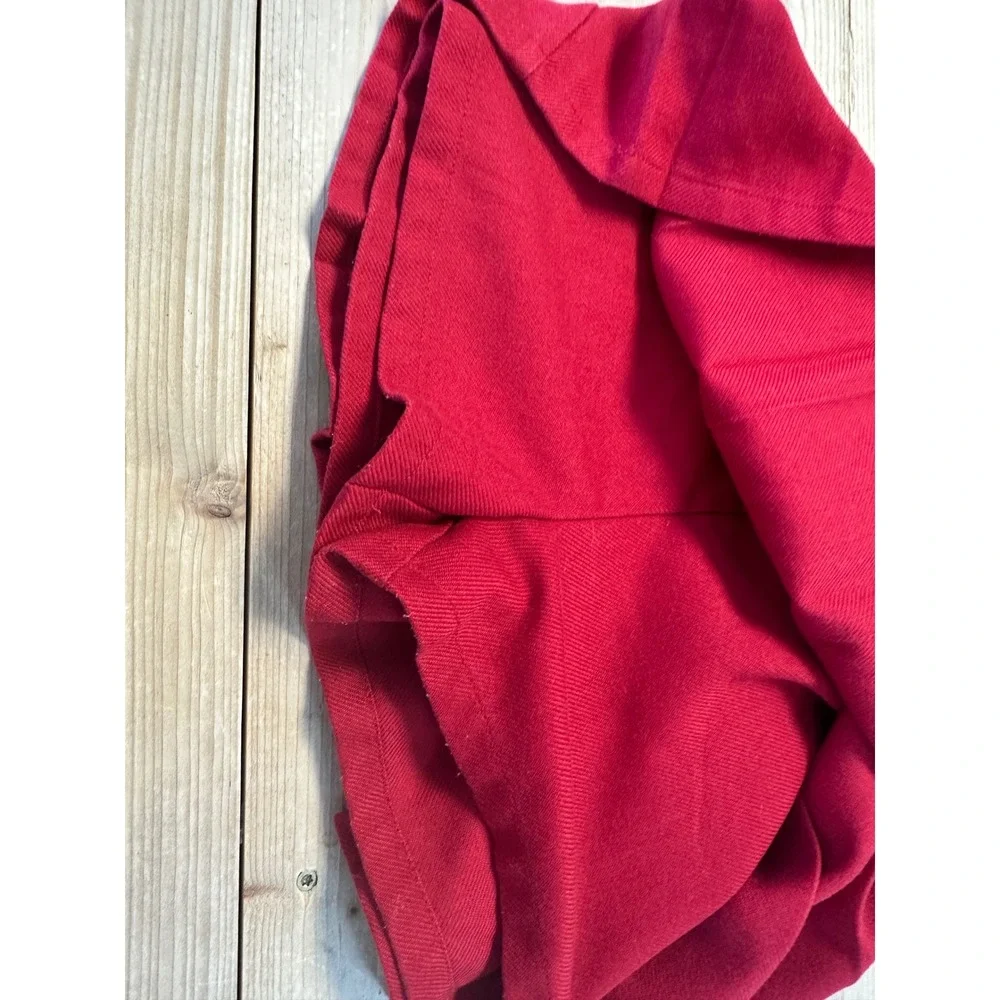 Gymboree Girls‎ Red Pleated Skirt Embroidered Waist Holiday Party Medium 4 YRS
